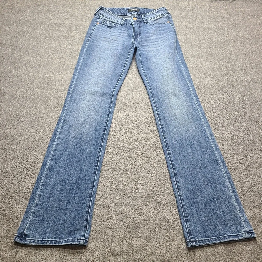 Buffalo David Bitton Jeans‎ Women 26 Blue Hope Mid Rise Straight Stretch